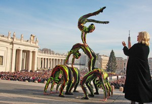 l Golden Circus a San Pietro