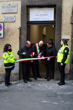 Il taglio del nastro 