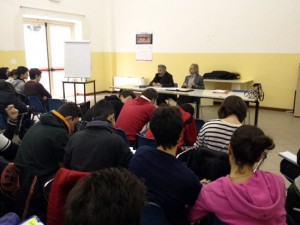 Gli avvocati con gli studenti dell'Iis Cardarelli di Tarquinia