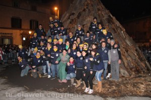 I ragazzi che hanno preparato la manifestazione