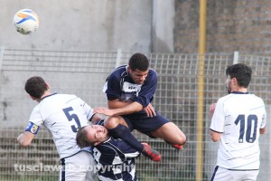 Il fallo in cui Chiaranda ha preso il colpo sulla faccia