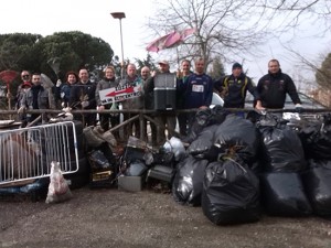 I volontari al lavoro con Viterbo Civica