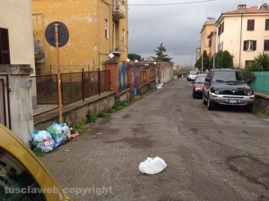 Rifiuti al Pilastro