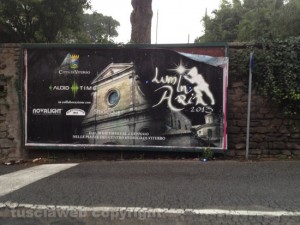Festival delle luci - Il manifesto pubblicitario