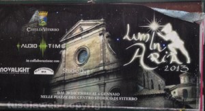 Festival delle luci - Il manifesto pubblicitario