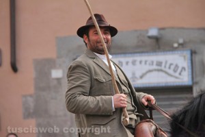 Viterbo - Sant'Antonio abate - Cavalli e butteri in piazza