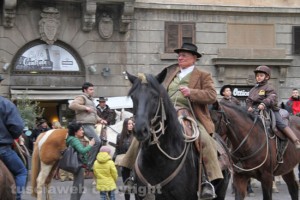 Viterbo - Sant'Antonio abate - Cavalli e butteri in piazza