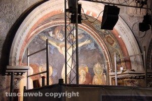 I lavori di recupero a Santa Maria Nuova