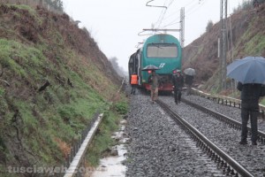 Tre Croci - Il treno deragliato