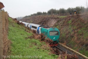 Tre Croci - Il treno deragliato