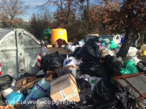 La discarica a Bagnaia