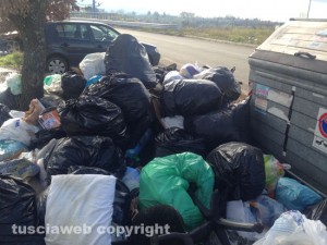 La discarica a Bagnaia