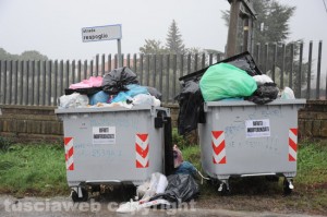 Emergenza rifiuti - Isola di prossimità strada Repoglio - Strada Palanzana