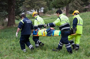 Le esercitazioni con i cani del soccorso cinofilo