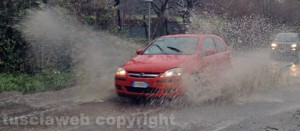 Maltempo - Viterbo - Strada Bagni