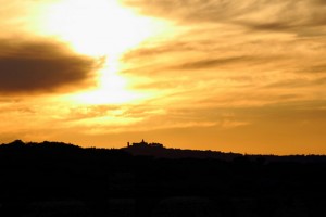 Tramonto sul lago di Montefiascone