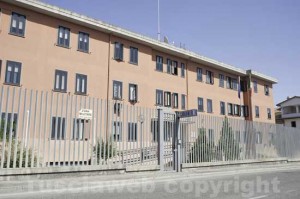 La caserma dei carabinieri di Montefiascone