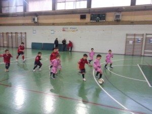 Un momento della partita
