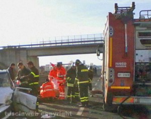 Contromano sulla superstrada