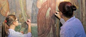 S. Maria Nuova, Mariarita Cocciamiglio e Ramona Bocci al lavoro