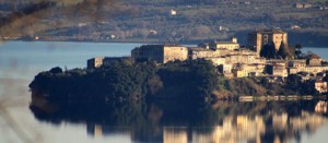 L'arcobaleno sul lago di Bosena