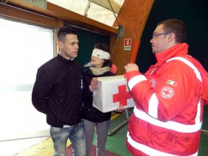 Le immagini del raid cross all'istituto Fabio Besta