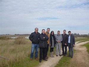 I dirigenti di Fare verde alle Saline
