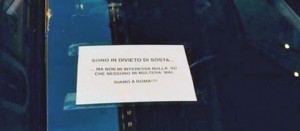 Il biglietto provocatorio