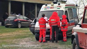 Monte Romano - Elicottero Aves - I soccorsi sul luogo dell'incidente