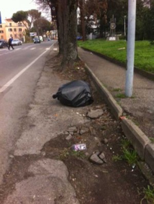 Immondizia a piazzale Africa