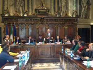 La seduta del consiglio comunale