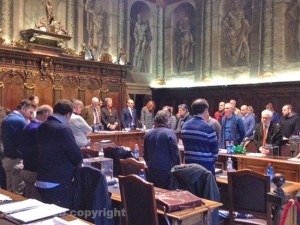 Il consiglio comunale si ferma per il generale Calligaris