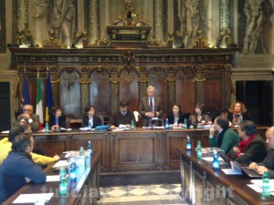 La seduta del consiglio comunale