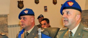 Il nuovo comandante dell'Aves Luigi Francavilla