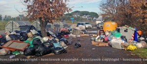 La discarica a Bagnaia