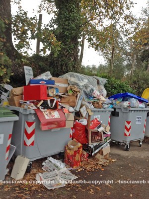 I mezzi diViterbo Ambiente fermi