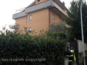 Capranica - Il palazzo in fiamme