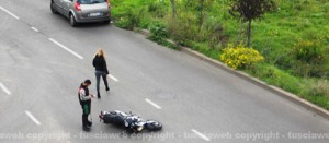 Uno degli ultimi incidenti in via Ondina Valla