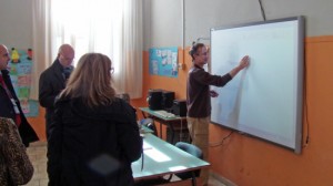 La lavagna elettronica nella scuola XXV Aprile 