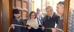 L'inaugurazione della mostra