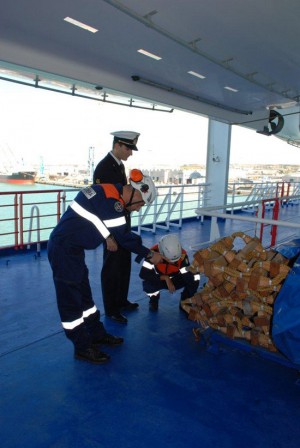La guardia costiera di Civitavecchia al lavoro
