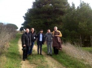 La visita del consigliere Sabatini all'oasi delle Saline 