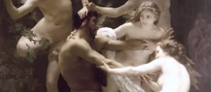 Una delle opere d'arte animate da Tagliaferro