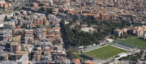 Pratogiardino dall'alto