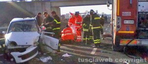 Contromano sulla superstrada