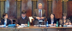 La seduta del consiglio comunale