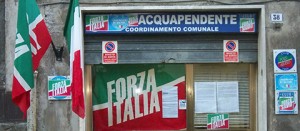 La sede di Forza Italia di Acquapendente