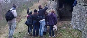 Il gruppo archeologico al lavoro