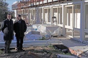 Il sopralluogo di Ubertini e Marini 