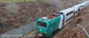 Tre Croci - Il treno delle Fs deragliato il 31 gennaio